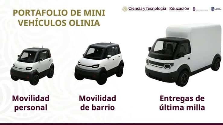 Auto eléctrico olinia
